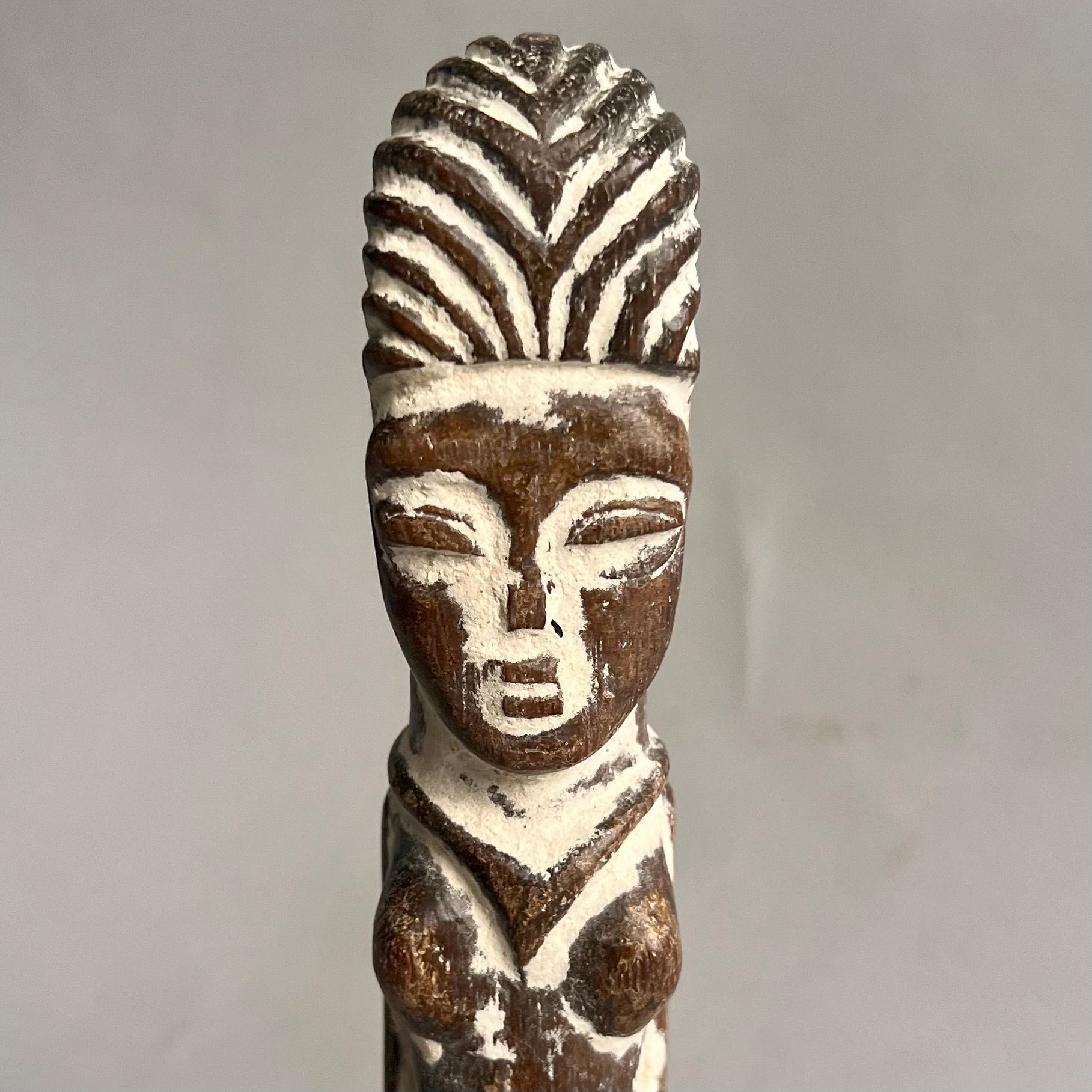 A TALL + SLENDER ALTAR FIGURE, EWE TRIBE GHANA ( No 2674)