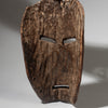 A POWERFUL WHITE PIGMENT  MASK LEGA TRIBE, CONGO ( No 4245 )