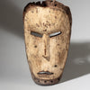 A POWERFUL WHITE PIGMENT  MASK LEGA TRIBE, CONGO ( No 4245 )
