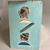 A SERENE HAIRDRESSING BOARD, WEST AFRICA ( No 2684)