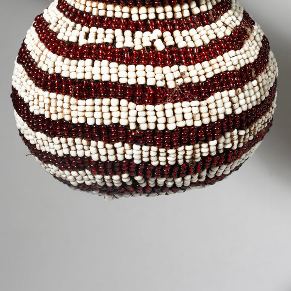 A STRIKING BEADED GOURD DOLL, FROM KAMBA TRIBE, KENYA ( No 4226 )