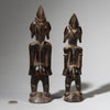 A REFINED PAIR OF ALTAR FIGURES, SENOUFO TRIBE iVORY COAST W.AFRICA  ( No 4293 )