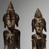 A REFINED PAIR OF ALTAR FIGURES, SENOUFO TRIBE iVORY COAST W.AFRICA  ( No 4293 )