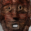 A VERY UNUSUAL RAFFIA  ENCRUSTED MASK  , LEGA TRIBE CONGO ( No 4269 )
