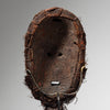 A VERY UNUSUAL RAFFIA  ENCRUSTED MASK  , LEGA TRIBE CONGO ( No 4269 )