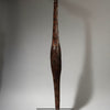 A SIMPLE LONG WOODEN SHIELD WITH PIGMENT DECORATION, DINKA TRIBE OF EAST AFRICA ( No 4234 )