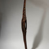 A SIMPLE LONG WOODEN SHIELD WITH PIGMENT DECORATION, DINKA TRIBE OF EAST AFRICA ( No 4234 )