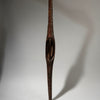 A SIMPLE LONG WOODEN SHIELD WITH PIGMENT DECORATION, DINKA TRIBE OF EAST AFRICA ( No 4234 )