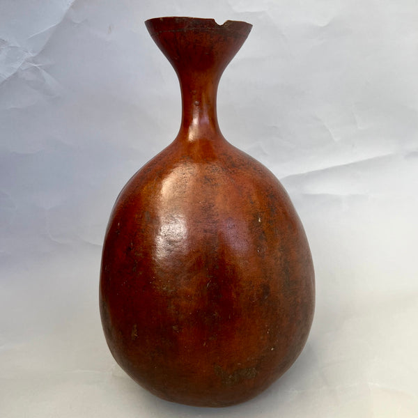A ELEGANT SHAPELY TUTSI TRIBE MEDIUM CALABASH FROM RWANDA( No 1089)