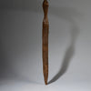 A LARGE WOODEN SNAKE TALISMAN, BAULE TRIBE IVORY COAST ( No 2829 )