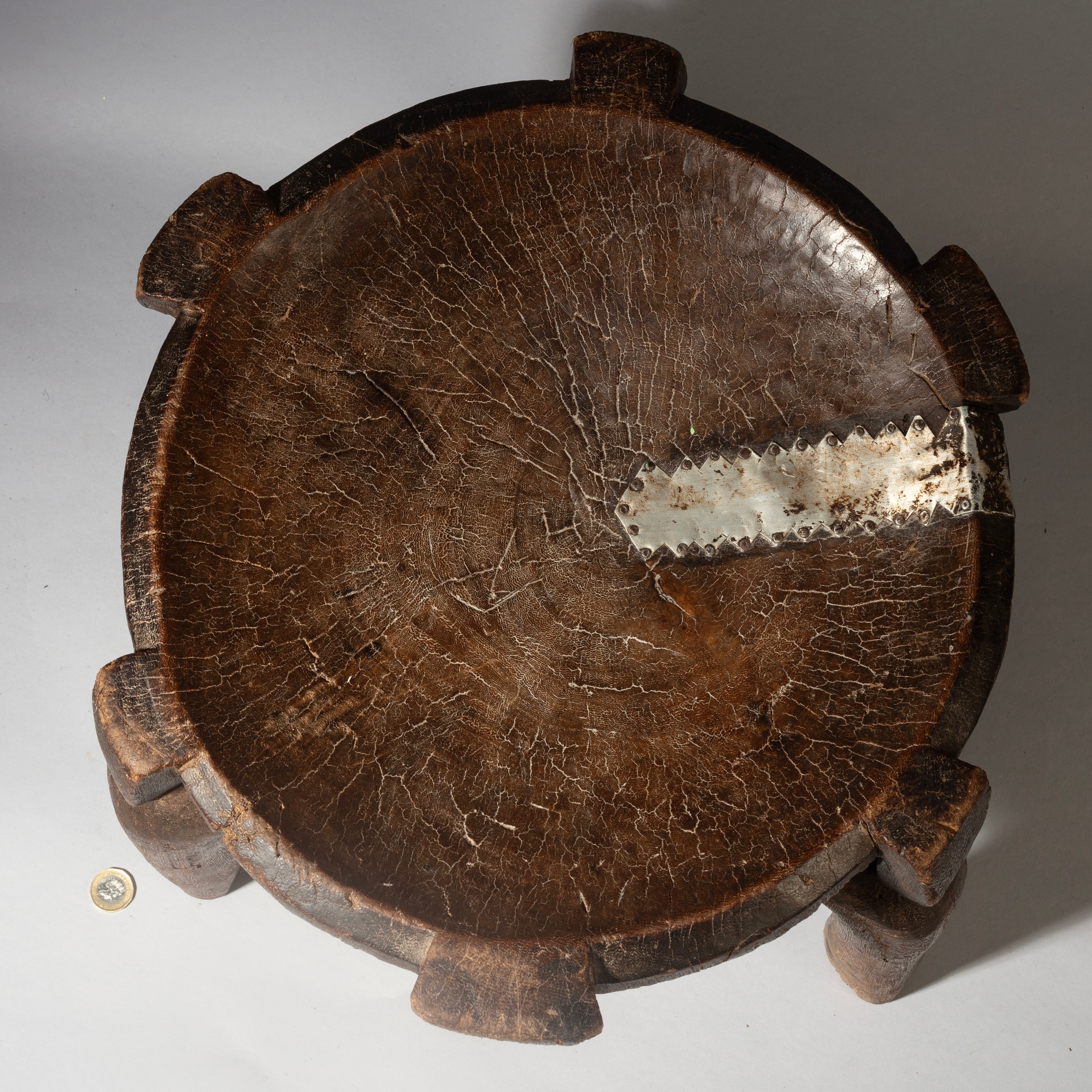 A LARGE SIZED OLD STOOL FROM THE HE HE TRIBE TANZANIA ( No 4366 )