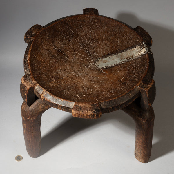 A LARGE SIZED OLD STOOL FROM THE HE HE TRIBE TANZANIA ( No 4366 )