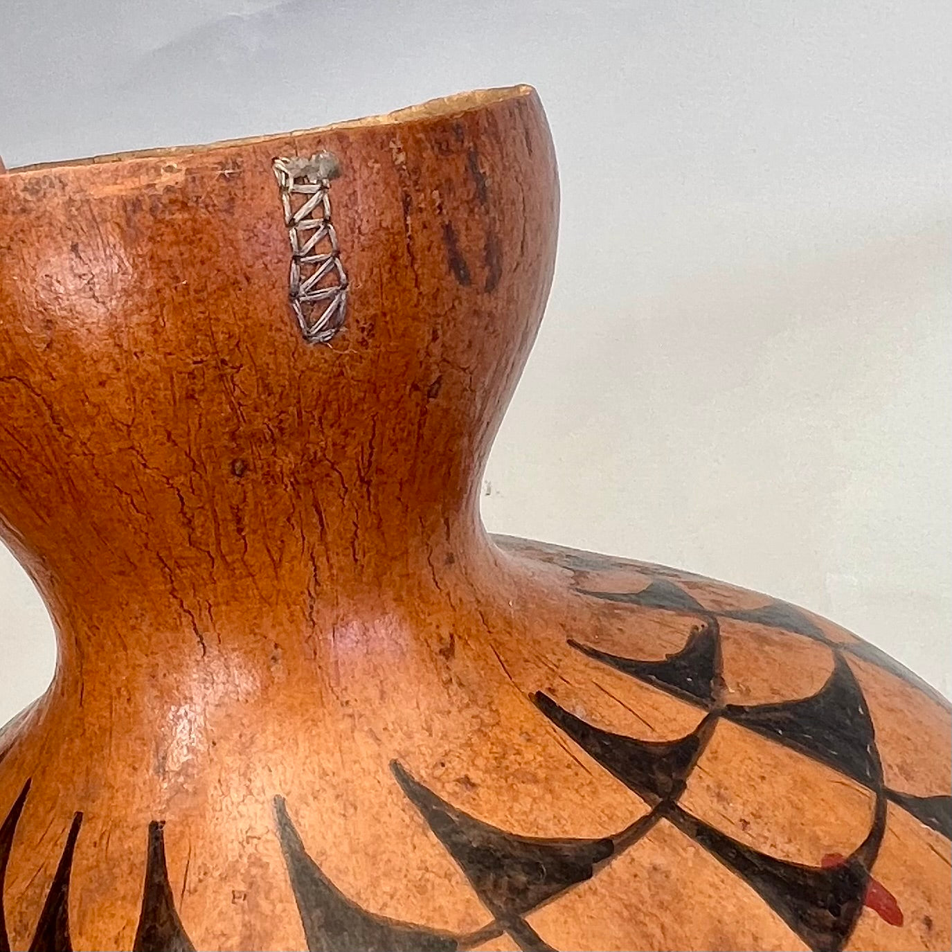 A LARGE BULBOUS CALABASH FROM TUTSI TRIBE ( No 5192)