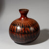 A PLUMP SMALL GOURD VESSEL FROM TUTSI TRIBE OF RWANDA E. AFRICA ( No 4344 )