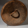 A WONDERFULLY DETAILED, 19THC EMBOSSED LEATHER SHIELD, FROM ETHIOPIA EAST AFRICA EX UK COLL. ( No 4374 )