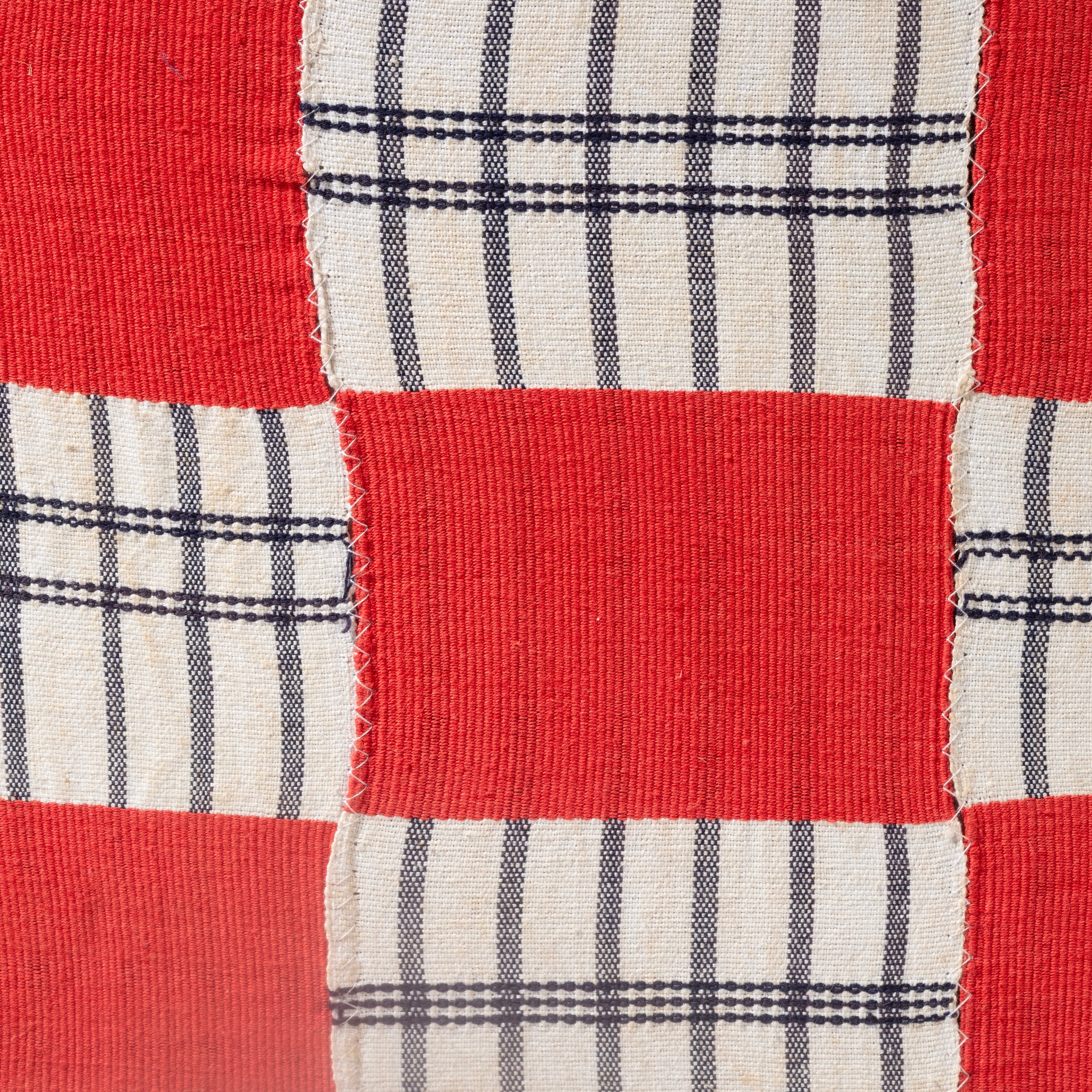A JOLLY MOUNTED EWE CLOTH FROM GHANA ( No 4330 )