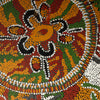A VINTAGE DOT PAINTING FROM A KNOWN AUSTRALIAN ABORIGINAL ARTIST -JANGALA ( No 4349 )
