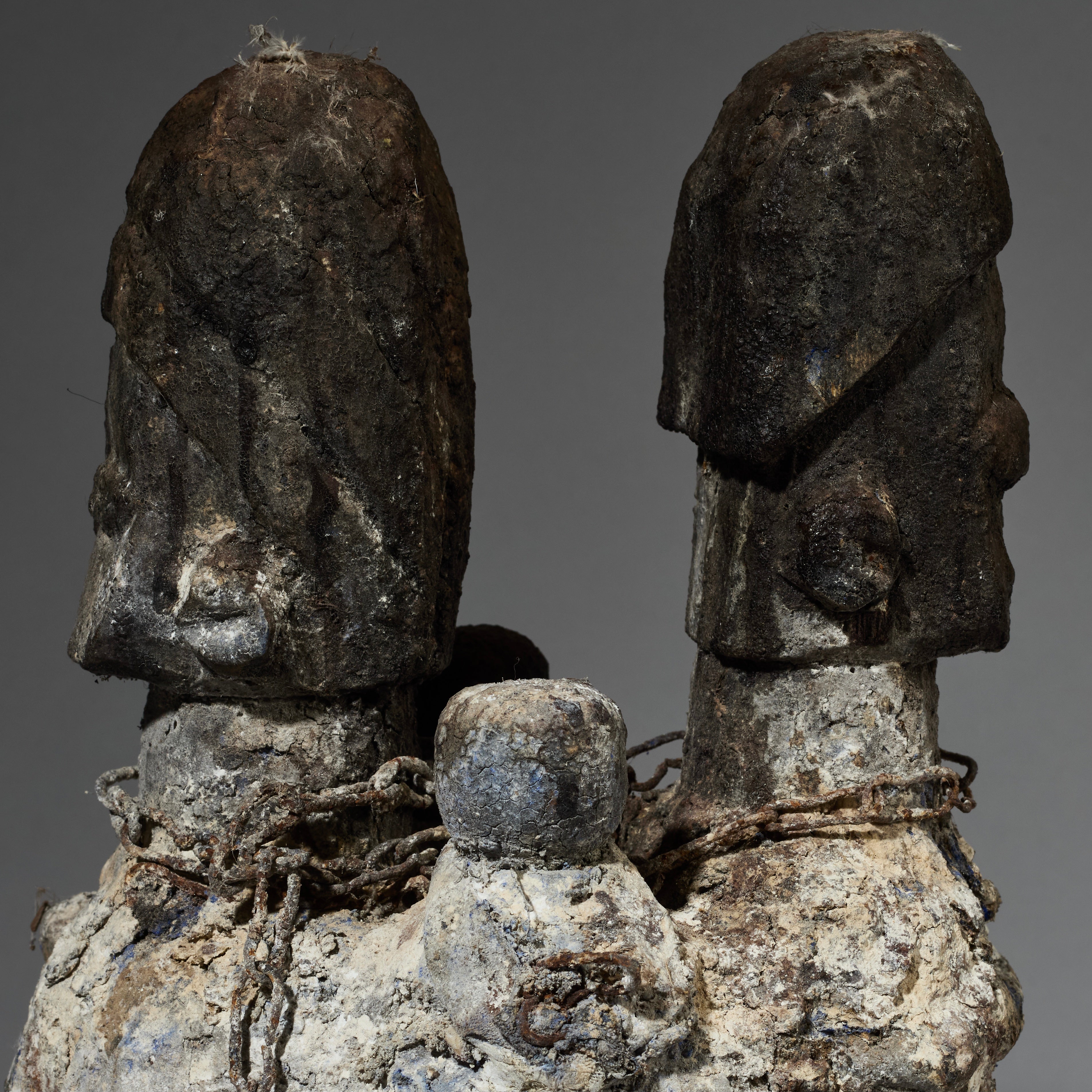 A MYSTERIOUS POWER FIGURE FROM EWE TRIBE OF GHANA  ( No 2741 )