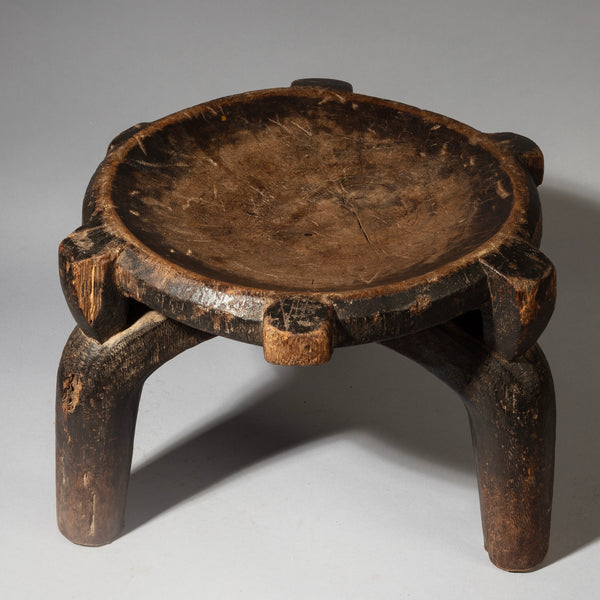A MEDIUM SIZED OLD STOOL FROM THE HE HE TRIBE TANZANIA ( No 4368 )