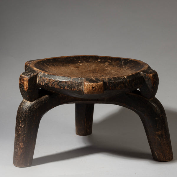 A MEDIUM SIZED OLD STOOL FROM THE HE HE TRIBE TANZANIA ( No 4368 )