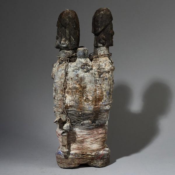 A MYSTERIOUS POWER FIGURE FROM EWE TRIBE OF GHANA  ( No 2741 )