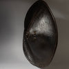 A SCULPTURAL LEATHER SHIELD, FROM ETHIOPIA EAST AFRICA EX UK COLL. ( No 4372 )