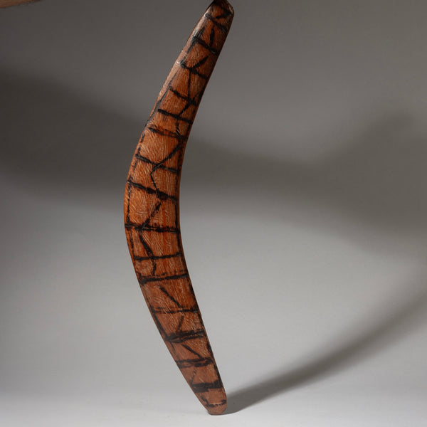 A BURNISHED ABORIGINAL BOOMERANG FROM AUSTRALIA ( No 4350)