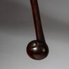 A RARE FORM 19THC WOODEN KNOBKERRIE , FROM ZULU TRIBE OF SOUTH AFRICA EX UK COLL. ( No 4373 )