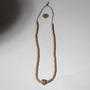 A HANDMADE COPPER BEAD NECKLACE FROM ETHIOPIA E.AFRICA ( No 4360 )