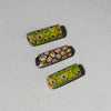 A TRIO OF 19thC VENETIAN GLASS TRADE BEADS WITH PROVENANCE OF LORD MCALPINE   ( No 4322 )