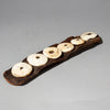 AN OLD CURRENCY SHELL LEATHER BELT FRAGMENT FROM THE HIMBA TRIBE NAMIBIA SW AFRICA ( No 4334 )