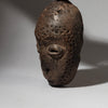 A RARE STONE MINIATURE MASK, LEGA TRIBE MASK OF THE CONGO ( No 4353 )