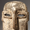 A GRAPHIC WHITE MASK FROM TANZANIA CENTRAL AFRICA (No 4351 )