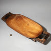 A LARGE ZULU WOODEN MEAT PLATTER BOWL FROM SOUTH AFRICA ( No;4367 )