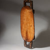 A LARGE ZULU WOODEN MEAT PLATTER BOWL FROM SOUTH AFRICA ( No;4367 )