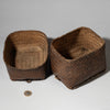 AN ANTIQUE RICE LUNCH BOX BASKET WITH LID FROM THE PHILIPPINES ( No 4346 )