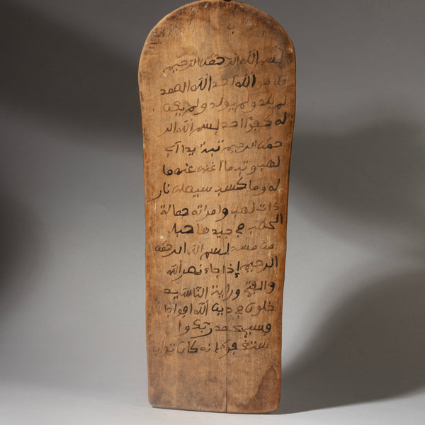 A TRADITIONAL WOODEN WRITING BOARD FROM HAUSA TRIBE NIGERIA ( No 4371 )