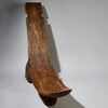 AN OLD, WELL PATINATED SLING BACK BENCH, LOBI TRIBE OF BURKINA FASO W.AFRICA ( No 2827 )