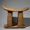 AN OLD, WELL PATINATED TALL STOOL, GURUNSI TRIBE OF BURKINA FASO W.AFRICA ( No 2828 )