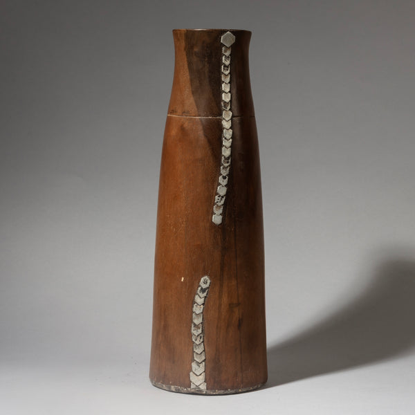 A TALL, SLENDER HONEY POT FROM TUTSI TRIBE RWANDA( No 4327 )
