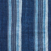 *A STRIPED INDIGO WOMANS CLOTH, NORTHERN GHANA ( No 2813 )