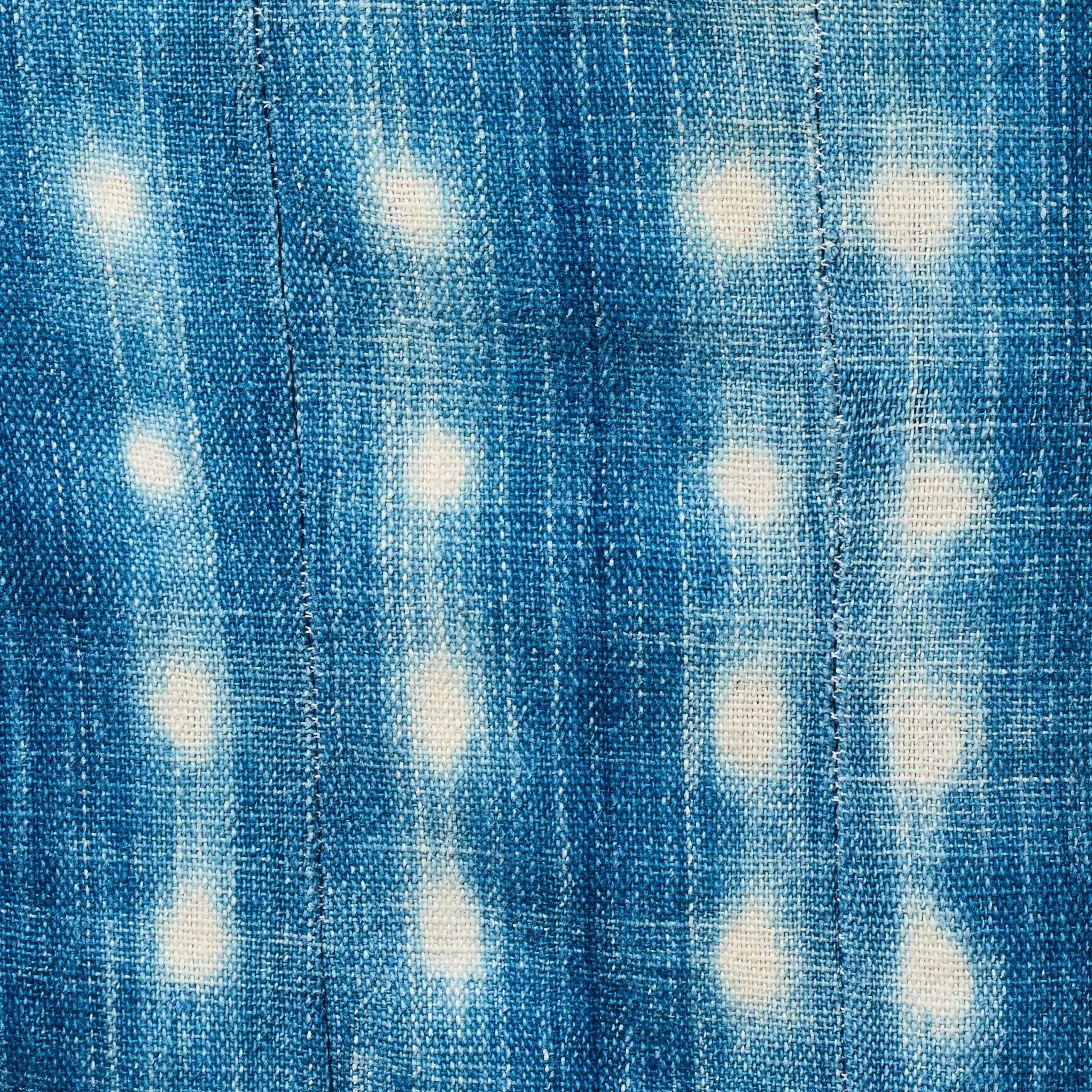 A WATERY INDIGO WOMANS CLOTH, MOSSI TRIBE BURKINA FASO( No 2778 )