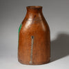 AN UNUSUAL REPAIRED  HONEY POT FROM TUTSI TRIBE OF RWANDA E. AFRICA ( No 4359 )