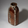 A BIG ROBUST HONEY POT WITH METAL INDIGENOUS REPAIRS FROM THE TUTSI TRIBE OF RWANDA ( No 4357 )