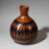 A SHAPELY, SMALL WELL DECORATED GOURD VESSEL FROM TUTSI TRIBE OF RWANDA E. AFRICA ( No 4342 )
