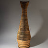 A STATUESQUE TALL TUTSI BASKET FROM RWANDA 80cm  ( No 4324 )