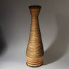 A STATUESQUE TALL TUTSI BASKET FROM RWANDA 80cm  ( No 4324 )