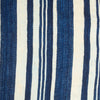 *A STUPENDOUS STRIPED INDIGO WOMANS CLOTH, NORTHERN GHANA ( No 2862 )