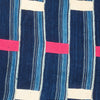 A RARE SPATIAL BLUE + PINK WOMANS CLOTH, EWE PEOPLE OF GHANA ( No 2863 )