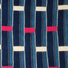 A RARE SPATIAL BLUE + PINK WOMANS CLOTH, EWE PEOPLE OF GHANA ( No 2863 )